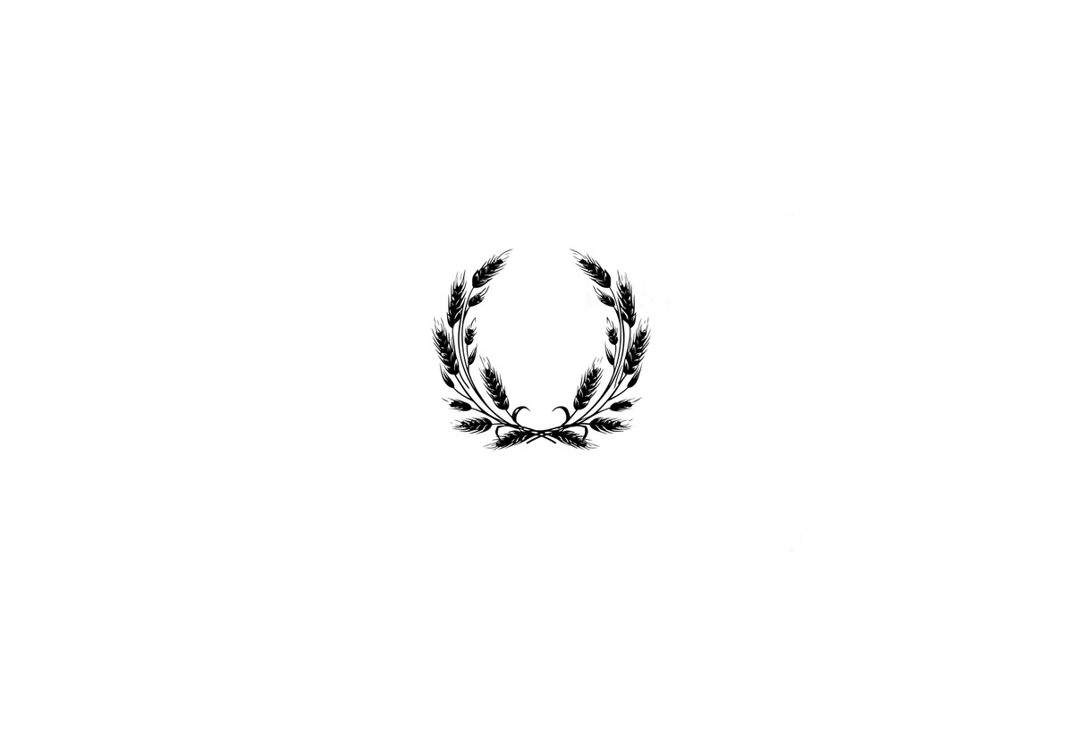 Wheat Laurel Wreath Throw Pillow | Elegant Black Botanical Pillow | Farmhouse Decor Gift