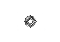 Thumbnail for Celtic Knot Star Throw Pillow | Black Geometric Interlace Decorative Pillow | Irish Home Decor Gift