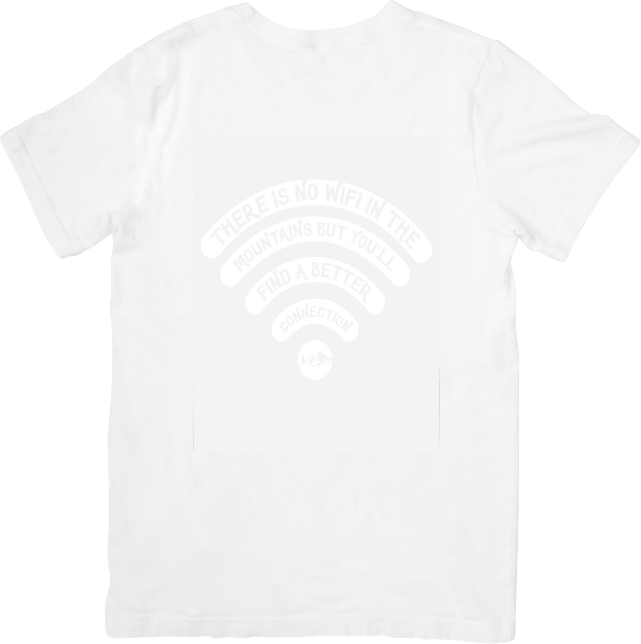 No WiFi In The Mountains T-Shirt | Outdoor Adventure Graphic Tee | Nature Lover Gift