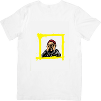Thumbnail for Streetwear Photo Frame T-Shirt | Urban Style Yellow Frame Graphic Tee | Bold Creative Gift
