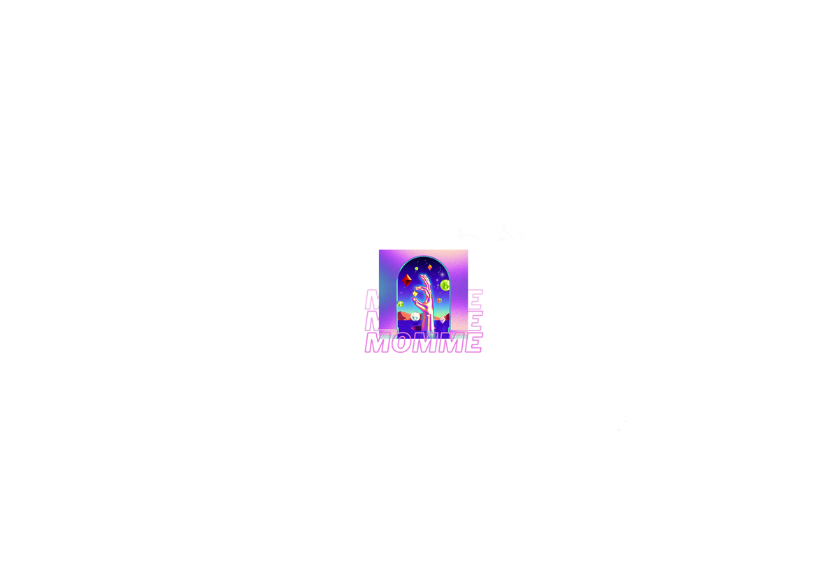 Momme Surreal Hand Portal Throw Pillow | Vaporwave Abstract Art Pillow | Modern Decor Gift