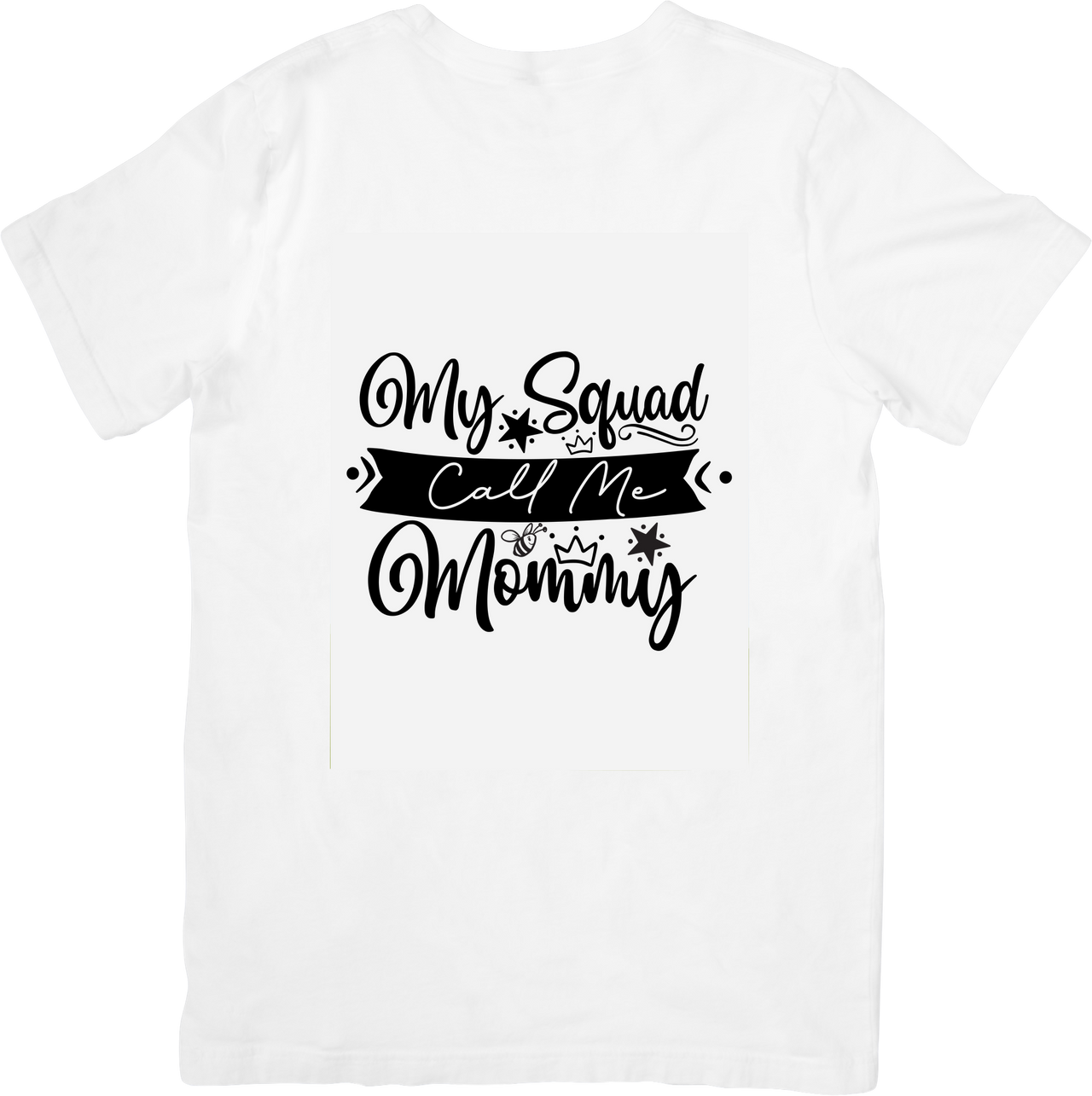 My Squad Calls Me Mommy T-Shirt | Minimalist Mom Life Graphic Tee | New Mom Gift