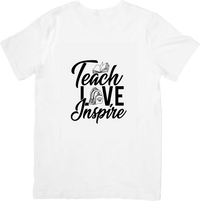 Thumbnail for Teach Love Inspire T-Shirt | Heartfelt Teacher Appreciation Graphic Tee | Educator Gift